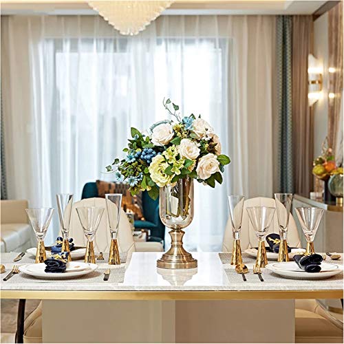 KJGHJ Weingläser aus Glas, goldfarben, Familienfeier, Champagnergläser, Bar, Whiskey, Cocktailgläser, Martinigläser… – Bild 6