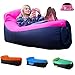 MAMBLE Inflatable Lounger Sofa Portable Sofa Bed Air Sofa for Travelling, Camping, Beach, Park Pink