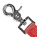 GOGO Pet Products 5/8-Inch Wide Comfy Nylon Dog Leash, 6-Feet Long, Red