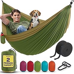 Durable Hammock 400 lb Capacity - Lightweight Nylon
