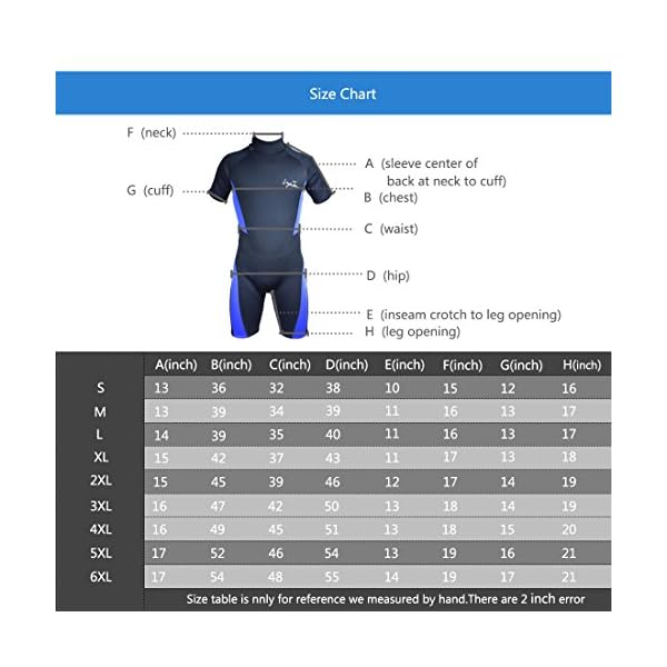Layatone-Mens-Wetsuits-3mm-Neoprene-Thick-Warm-Shorty-Wetsuit-For-SnorkelingDiving-and-Surfing-For-Men