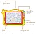 Meland Magnetic Drawing Board, 12.8 Inch Doodle Board for Kids Learning, White, Multicolored