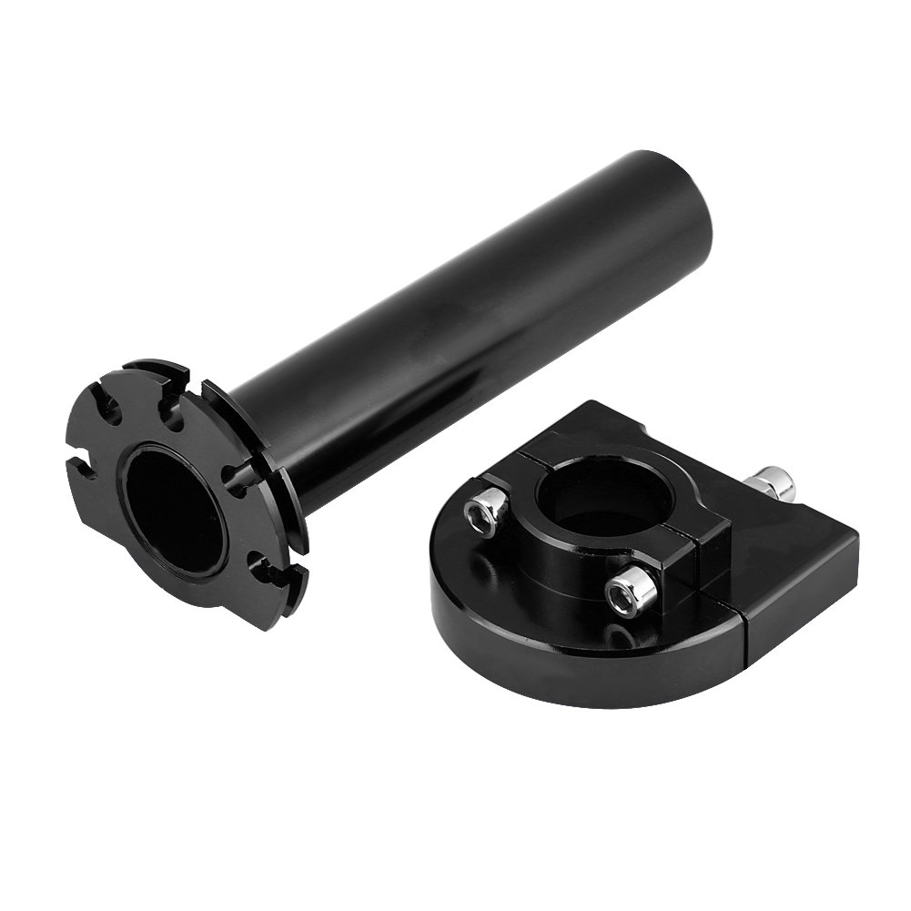 Universal Handlebar Throttle Twist Grips Accelerator with Precise CNC for Motorcycle Scooter Dirt Bike 7/8" 22mm (Black),Brakes,Brake Drums and Accessories