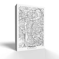 signwin-Canvas Wall Art-Maps-Canvas Prints Home Artwork Decoration for Living Room,Bedroom - 12x18 inches