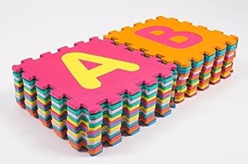 Poshtots Kids Play Mat Colorful Puzzle Foam Teaching Tools Toy Mats Kids 26 Pcs