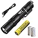 Nitecore MH12GT 1000 Lumen 350 Yards Long Throw USB Rechargeable LED Flashlight with 2x CR123A Batteries