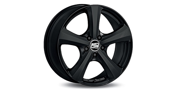 MSW 19 W Matt Black 7x17 ET45 5x114,30 Llantas de ...