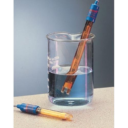 Sensorex S450C-BNC Flat Tip Combination pH Electrode, BNC Connector, 15mm Diameter