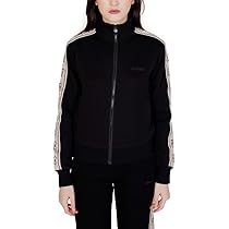 売れ筋商品|||ゲス カットソー トップス レディース Women's Britney Logo-Sleeve Zip-Front Sweatshirt OCEAN SALT Guess Felpa Britney Full Zip Sweatshirt In Neutral | ModeSens