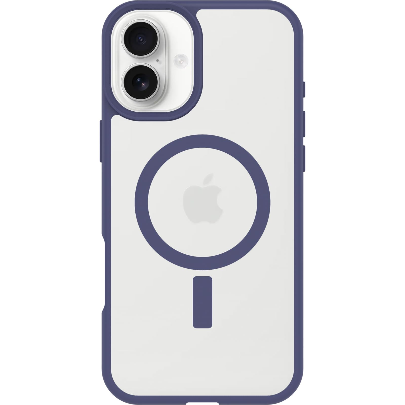 OtterBox Sleek Series MagSafe Case for iPhone 16 Plus, Shockproof, Drop proof, Ultra-Slim, Protective Thin Case, Tested to Military Standard, Clear/Purple, Non-Retail Packaging