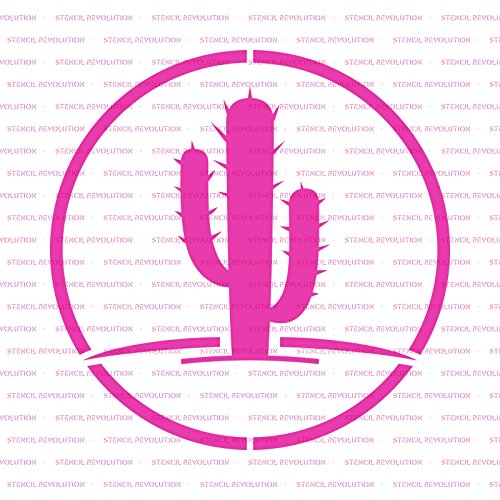 Cactus Stencil Template - Reusable Stencil with Multiple Sizes Available