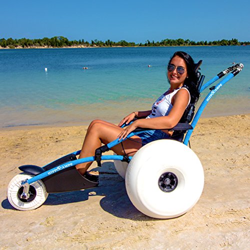 Hippocampe-BEACH-WHEELCHAIR-Large-Size-Challenger-Beach-Cart-Balloon-Tires