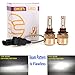 Car LED Headlight Bulbs 9005 HB3 H10 9145 9140, Pair 16000 Lumen 6000K White Super Bright High Beam / Low Beam / Fog Lights / DRL Replacement Kit