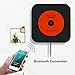 Portable CD Player, Rofeer Bluetooth Wall Mountable CD Music Player Home Audio Boombox with Remote Control FM Radio Built-in HiFi Speakers, MP3 Headphone Jack AUX Input Output, Black
