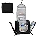 Madholly Travel Hanging Toiletry Bag, Multifunction Travel Toiletry Cosmetic Makeup Organizer Bag for Women and Men Black