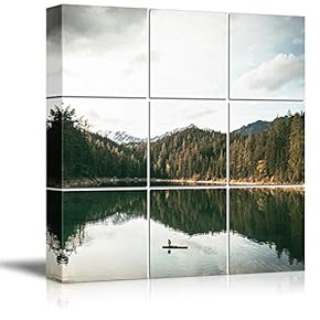 Calm Lake Home Artwork for Living Room Bedroom