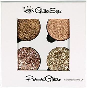 GlitterEyes Pressed Quad Palette, Treasure