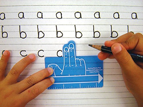 Young Scholars Handwriting Helper Primary Writing Bundle (6 items: Mead Writing Tablet, 1 & 2 Finger spacers, 2 My First Pencils, Reading Guide Highlight Strip + 1 BONUS Item)