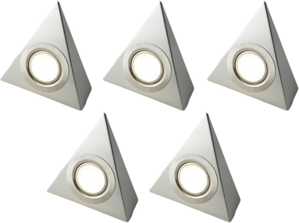 5 x Triangle Halogen Under Light Kit Including Transformer
