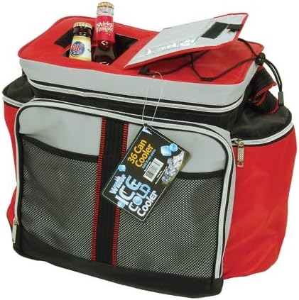 soft sided cooler with easy open top