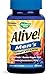 Alive! Men's Gummy Vitamin, Complete Multi-Vitamin Supplement with Orchard Fruits / Garden Veggies blend of powder/juice/extract, 60 Gummies.