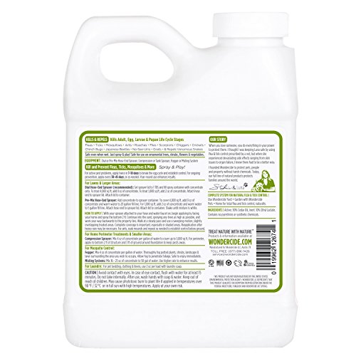 Wondercide Natural Flea & Tick Control Concentrate for Yard   Garden - 16 oz