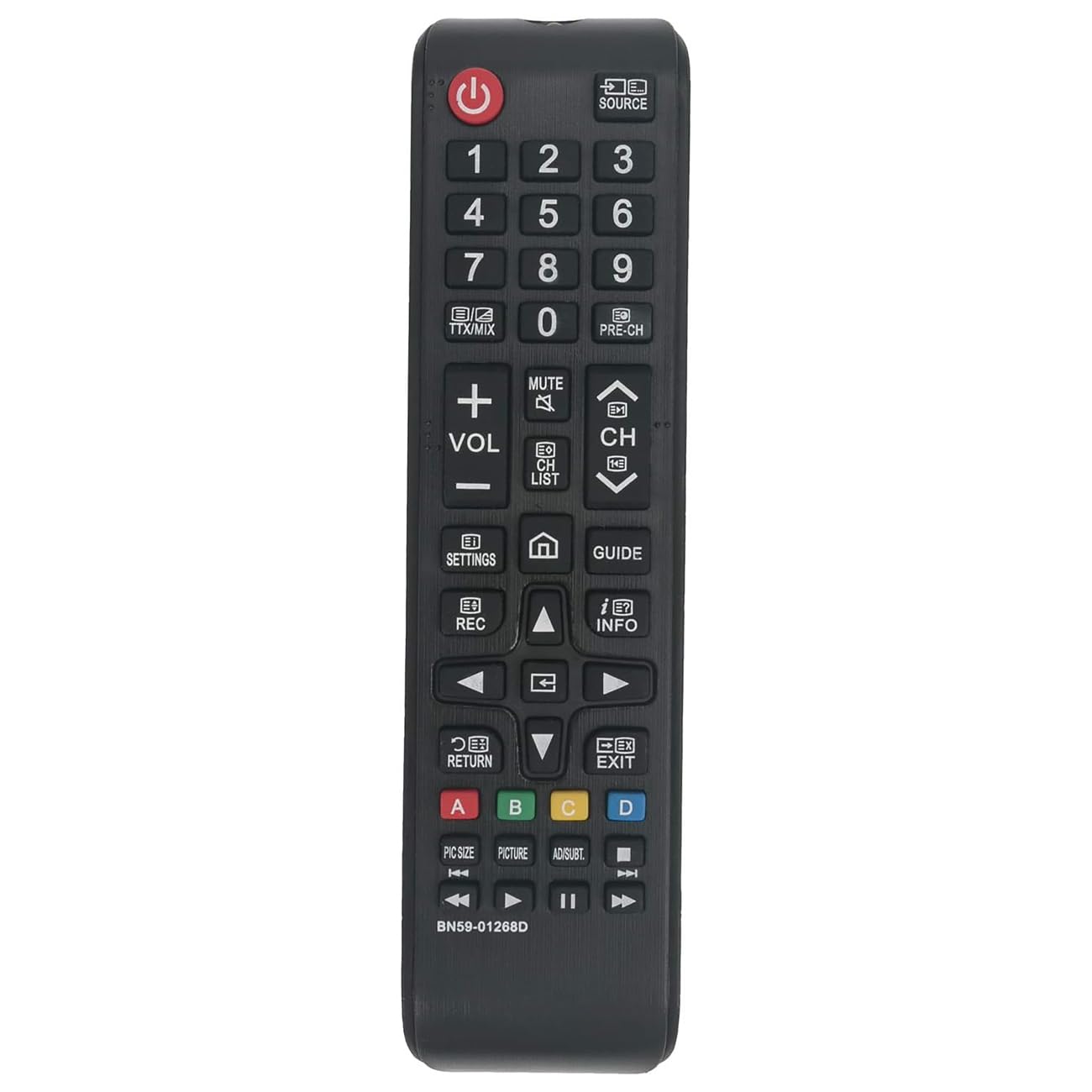 ALLIMITY Remote Control BN59-01268D Replaced for Samsung TV UE32M5522 UE32M5525 UE40MU6199 UE40MU6400 UE43MU6120 UE43MU6122 UE49NU7172 UE49NU7372 UE65MU6670 UE65MU7000