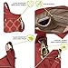Travelon Anti-Theft Signature 3 Compartment Crossbody, Cayenne, Straight Pocket