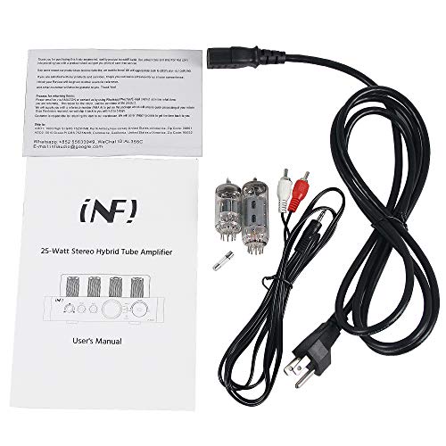 INFI Audio Tube Amplifier HiFi Stereo Receiver Integrated Amp with Bluetooth Hybrid Amp for Home