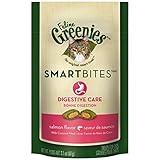 FELINE GREENIES SMARTBITES Digestive Care Treats for Cats Salmon Flavor - 2.1 oz.