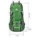 Bseash 60L Waterproof Hiking Camping Backpack with Rain Cover, Large Outdoor Sport Travel Daypack Rucksack for Climbing