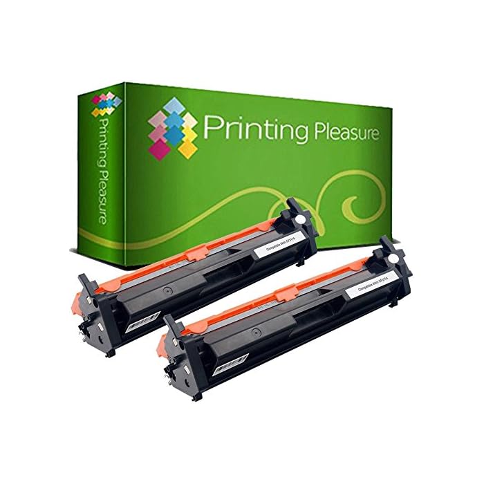 Buy Printing Pleasure TwinPack CF217A 17A Black Compatible Toner Cartridges for use in HP