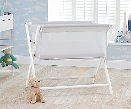 Little Chick London Breathable Bed Side Crib, Classic White