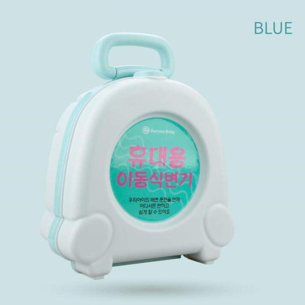 YICIX Potty seat Cute Cartoon Travelling Baby Portable Potty Newest Car Squat Kids Toilet Outdoor Trainer Urinal Seats Potties for Children,Blue