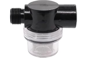 FYAKSYAS Upgraded 15-085-00 RV Water Pump Strainer for Camper Marine with 50 Mesh Stainless Steel Screen