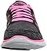 Skechers Sport Women's Pretty City Fashion Sneaker,Black/Hot Pink,9.5 M US