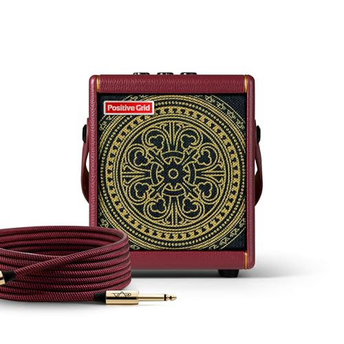 Positive Grid Spark MINI Vai Special Edition 10-Watt draagbare smart gitaarversterker en Bluetooth luidspreker - Ontworpen door Steve Vai