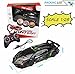 FIGROL Wall Climbing Car,Climbing Rc Cars 360° Rotating Stunt Vehicle,with Remote Control, LED Head Gravity,Rechargeable for Kid,Girfts(Black)
