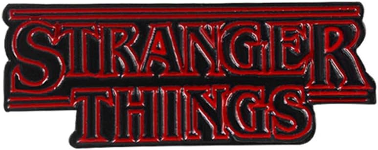 Stranger Things Brooch, English Letter Badge Alloy Brooch Pin for Clothes Backpack Decoration( Style 02)