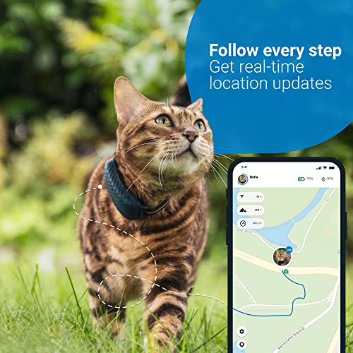 Tractive GPS Pet Tracker for Cats Waterproof, GPS Location & Smart