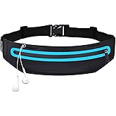 Running Belt Fanny Pack, Running Waist Pack for Women & Men USA Patented Hands-Free Reflective Runner Pouch Belt Fitness Workout Bag No-Bounce Adjustable Sport Travel Fanny Pack Cell