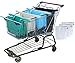 Upstreet Reusable Shopping Cart Bags and Grocery Organizer Designed for Trolley Carts