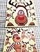 Mozamy Creative Reindeer Christmas Wall Decals - Rudolph Window and Car Decorations