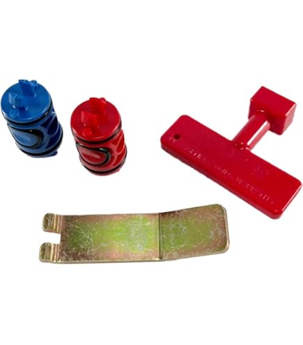 USHIGOO T-Handle Water Valve Key Set – Compatible With Viega Vanguard Manabloc & Minibloc (Old & New Styles, Red+Blue)