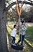 GrrillaStraps Tree & Patio Swing Mounting Straps for Hammocks, Bench, Spinner, Tire & Platform Swings (2 Straps with Safety Lock). FREE Stainless Steel Rotating Loop Hook for Tire Swing (Orange)