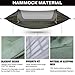 ETROL Camping Hammock with Mosquito Net,3 in 1 Function Parachute Portable Hammock,Double & Single Hammocks Tent for Travel Outdoor Indoor Hiking Patio - with Tree ​Straps,Carabiners,Aluminium Poles