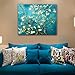 Wieco Art Huge Gallery Wrapped Giclee Canvas Print by Classic Van Gogh Reproductions, Almond Blossom Modern Canvas Wall Art Ready to Hang for Living Room Bedroom Home Office Decorations