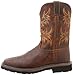 Justin Original Work Rugged Tan American Orange Top Boot Tan