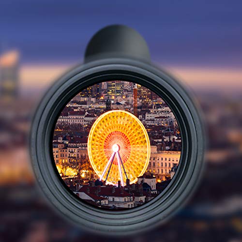 DWP Monocular Telescope - 12x50 Monocular scope for Smartphone, Tripod, Phone Clip, Microfiber Cloth, Carrying case, Extra 3in1 Smartphone Lens - Compact Magnifying lenses Monoscope for Hunting Hiking - Thumbnail 3