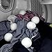 Organic Wool Dryer Balls, Chemical Free Fabric Softener Dryer Sheet Alternative. Reusable, Baby Safe, Reduce Wrinkles, Eliminate Static Cling, Shorten Drying Time (6 Pack XL)
